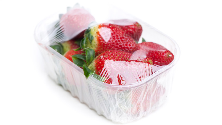 Verpackte Erdbeeren, Copyright Fotolia.com