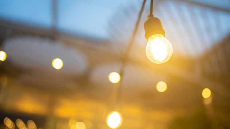 elektrische Beleuchtung im Freien, Copyright Panthermedia
