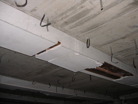 Promabestplatten als Brandschutzverkleidung
