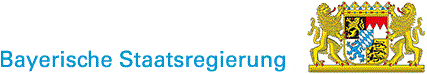 Logo der Bayerischen Staatsregierung, www.bayern.de